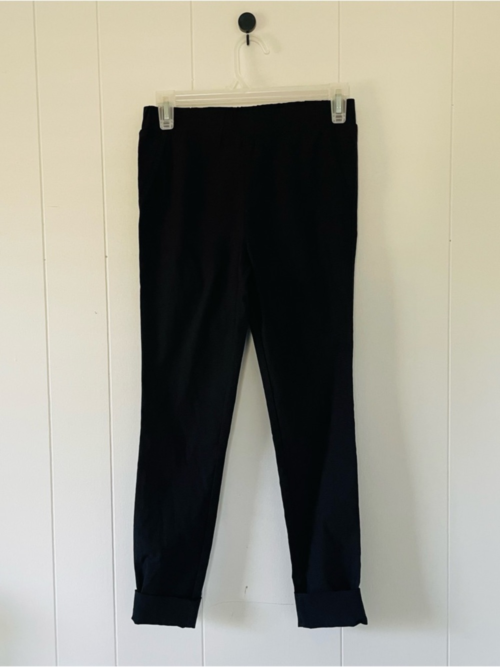 Umgee Black Cropped Ankle Pants
